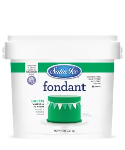 Satin Ice Green Fondant 1kg/2.5kg - Image 2
