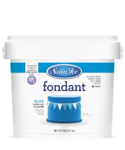 Satin Ice Blue Fondant 1kg/2.5kg