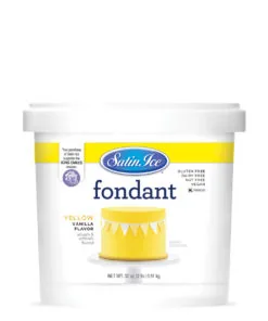 Satin Ice Yellow Fondant 1kg/2.5kg - Image 2