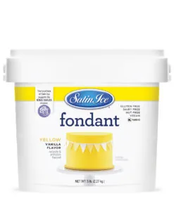 Satin Ice Yellow Fondant 1kg/2.5kg