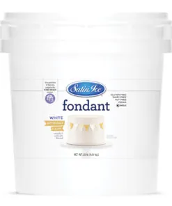 Satin Ice White Vanilla Fondant 10kg/22lb