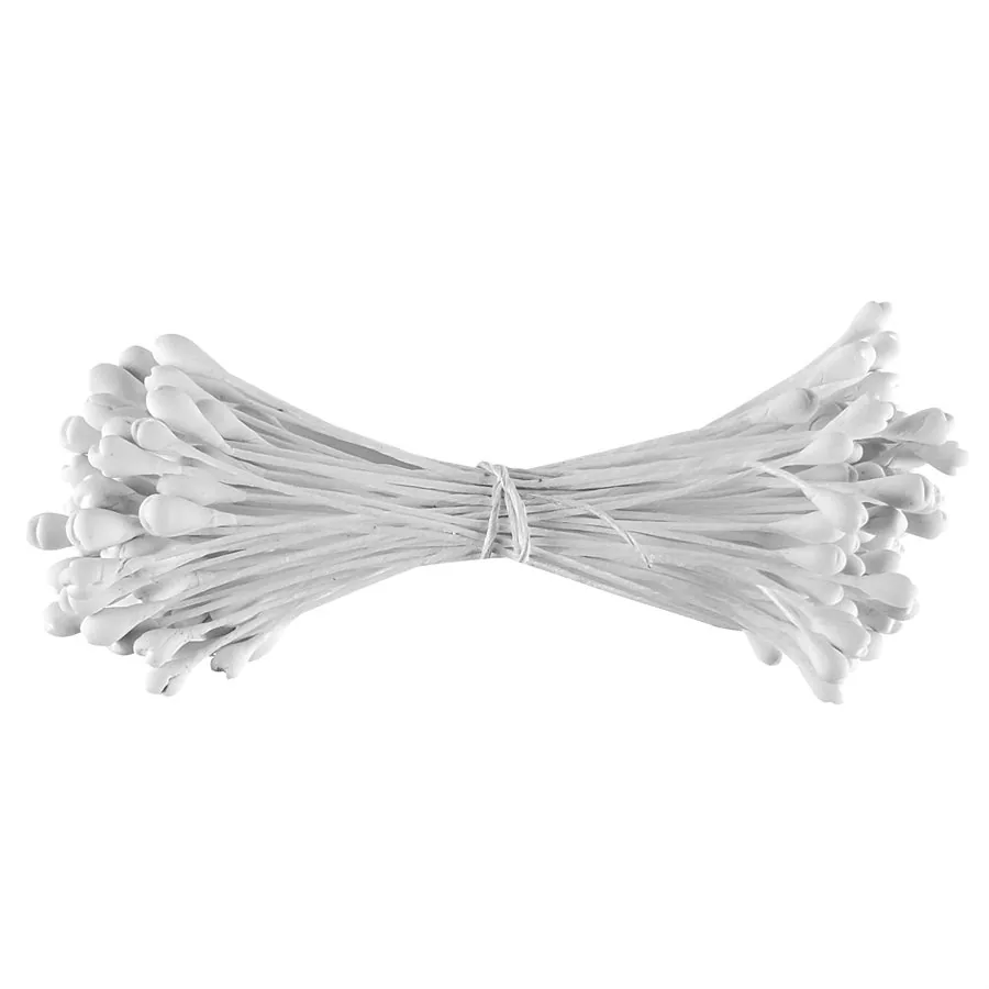 Large Round White Flower Stamens