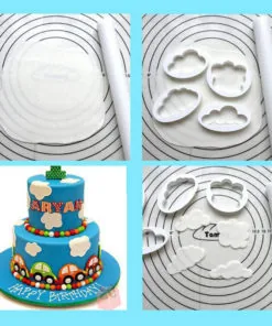 5pc Cloud Plastic Cutters - Image 4