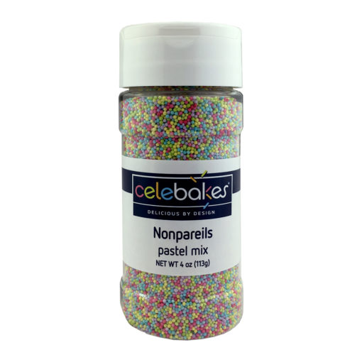 pastel mix nonpareils 4oz