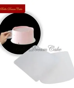 2PCS/Set Cake Smoother Plastic Cream Scraper