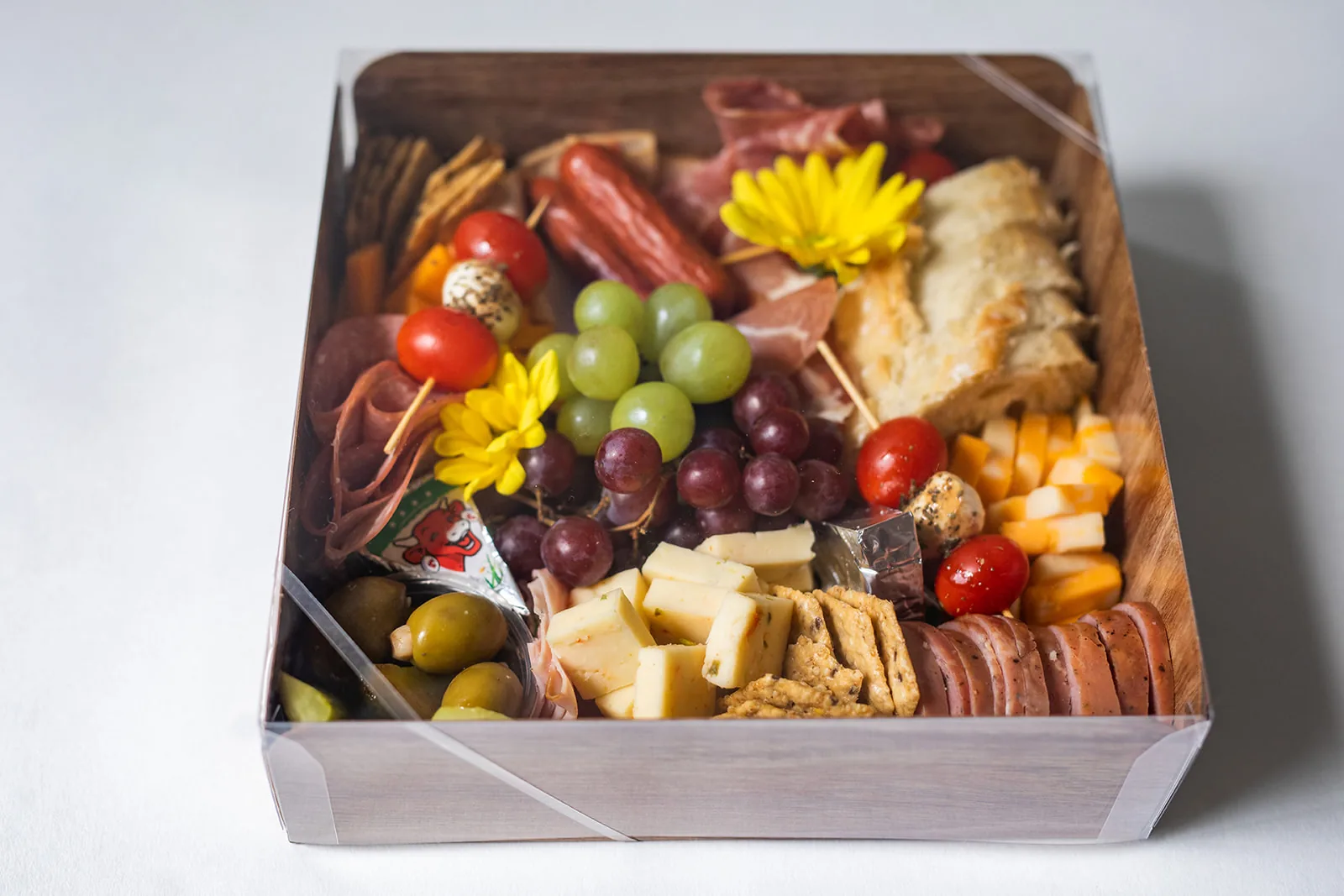 Wood Grain 10x10" Tray Box