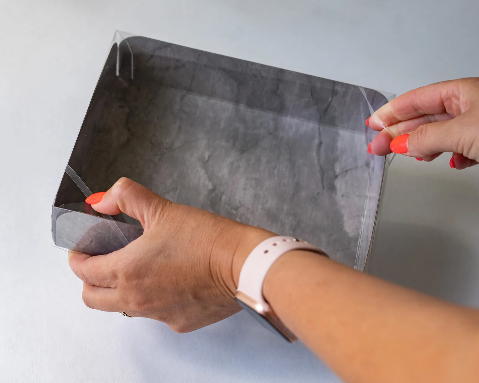 Marble 10x10" Tray Box - Image 2