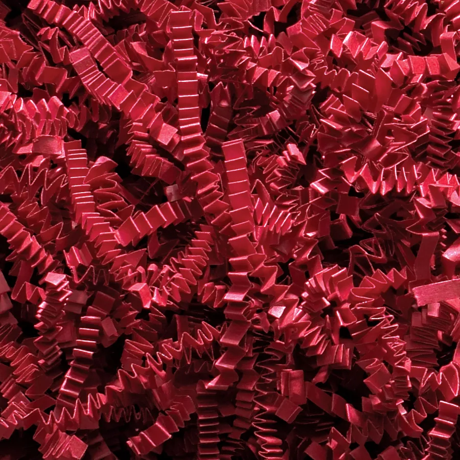 Red Crinkle Paper/Basket Shred - 1lb