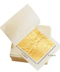 24K. Gold Leaf Loose (4.33x4.33cm/10pack)