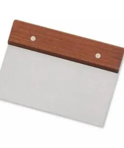 6" Dough/Bench Scraper Wood Handle