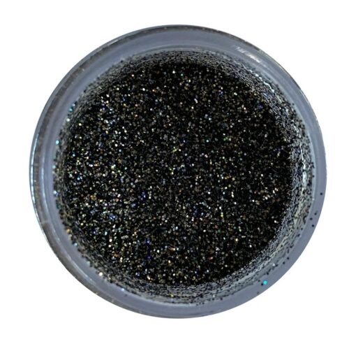 Black Techno Glitter