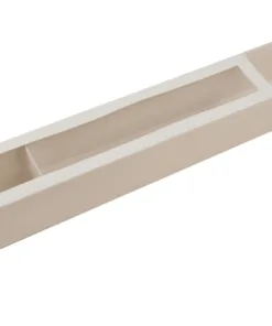 White Macaron with Window Lid for 12 Macaron Box  - Long Style