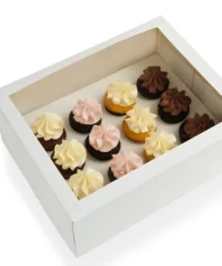 12 MINI Cupcake Box with insert   5/Pack