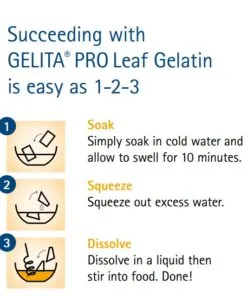 Gelita Gelatin Sheets, Gold  500/box - Image 2