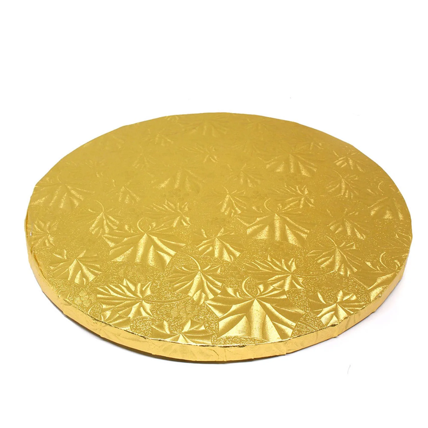Case-Round 1/2" Cake Drum (Gold) 12/pc