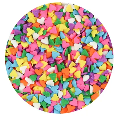 PHO Mini Heart Pastel Confetti Sprinkles