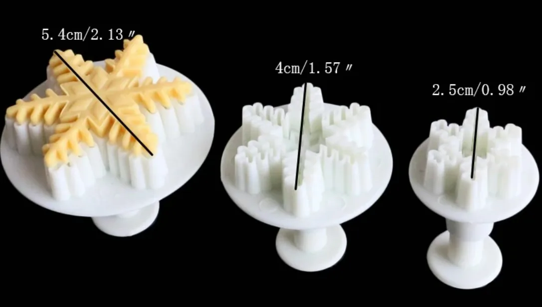 Snowflake Plunger Cutter Set 3/Pack - Image 2