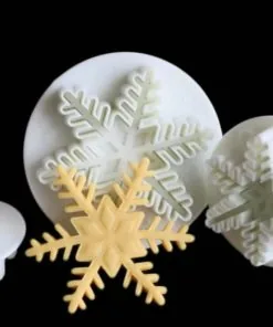Snowflake Plunger Cutter Set  3/Pack
