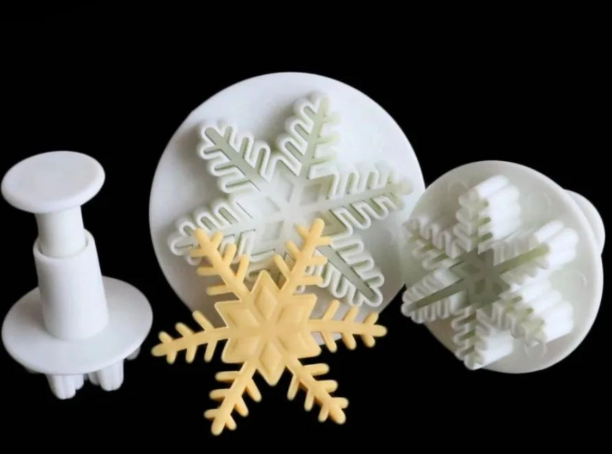 Snowflake Plunger Cutter Set 3/Pack