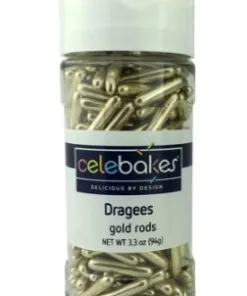 Gold Metallic Rods 3.3oz - Image 2