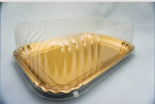 Gold Tray with Lid 5/Pack