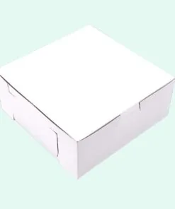 White 6x6x2.5 Bakery Box