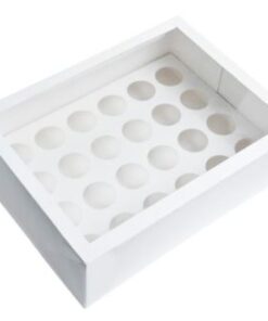 24 MINI Cupcake Box with insert   5/Pack