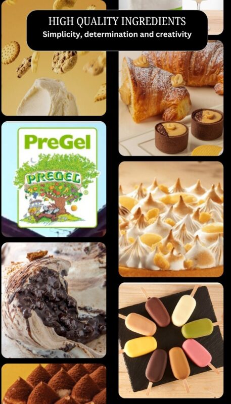 PREGEL GELATO INGREDIENTS AND PASTRY INGREDIENTS