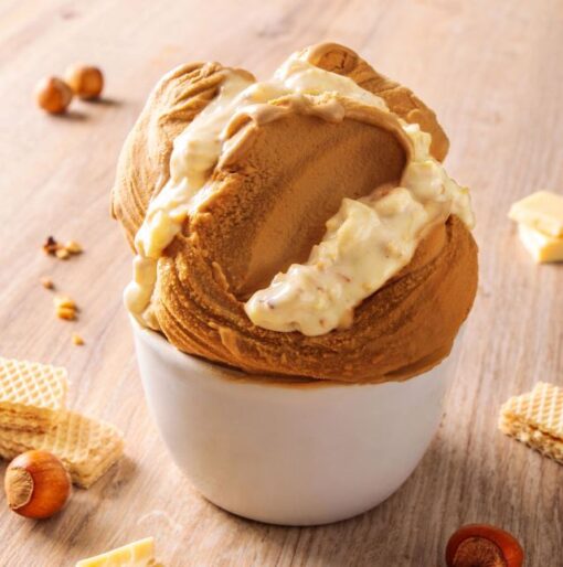 Cioccobianco Hazelnut Rock Arabeschi