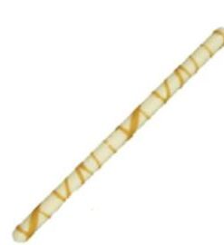 WHITE CHOCOLATE STICKS WITH GOLD LINES 60/pc