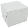 Case - White 5.5×5.5×3.5″ Bakery Box