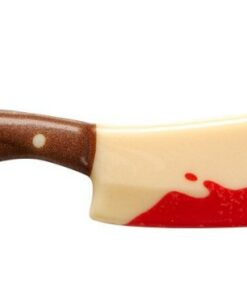 Butcher knife Halloween Chocolate Garnish 6.9x 2.1cm - 36/case