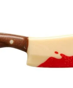 Butcher knife Halloween Chocolate Garnish 6.9x 2.1cm - 36/case
