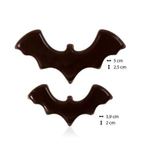 Bats - Chocolate : 5x2.5 cm, 3.9x2 cm (150pc)