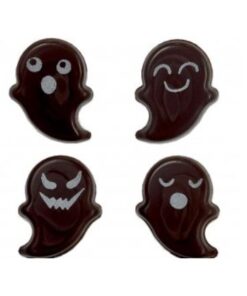 Dark Chocolate Ghost Decorations 216 pc