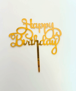 Happy Birthday Cake Toppers 5/pack
