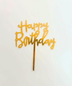 Happy Birthday Cake Toppers 5/pack
