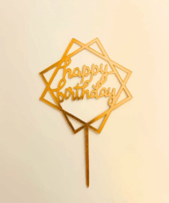 Happy Birthday Cake Toppers 5/pack