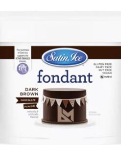Satin Ice Dark Brown Fondant 1kg