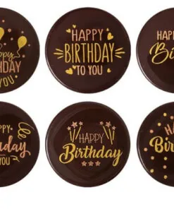 "Happy Birthday" Rounds 5cm - 75/pcs