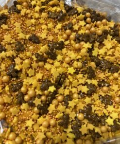 Shimmering Gold Gingerbread Sprinkle Mix - 1 lbs