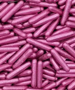 Metallic Pink Dragee Rods 4oz