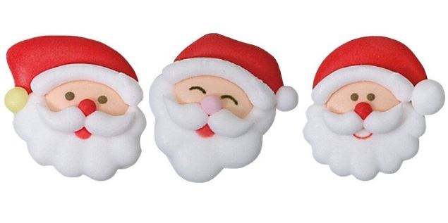 Santa Claus Head 2.5cm - 225/pcs