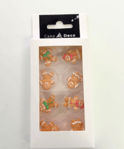 Winter Xmas Heads - Gingerbread Men/Woman 8/pcs