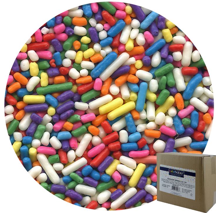 Rainbow Jimmies/Sprinkles 2lbs