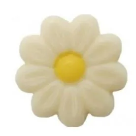 2D White Chocolate Flower - 30mm