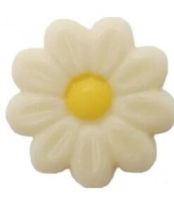 2D White Chocolate Flower - 30mm