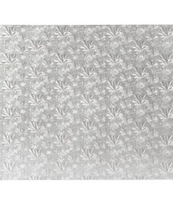 Rectangle 1/2" Double Wall Cake Boards (Silver) 1/pc