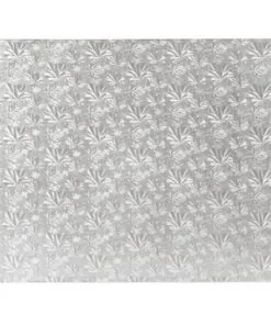 Rectangle 1/2" Double Wall Cake Boards (Silver) 1/pc