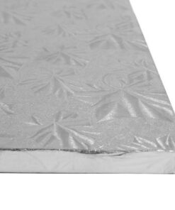 Rectangle 1/2" Double Wall Cake Boards (Silver) 1/pc